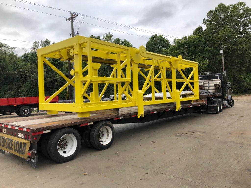 Painted Framework Hyblast Sand Blasting Cincinnati, Ohio